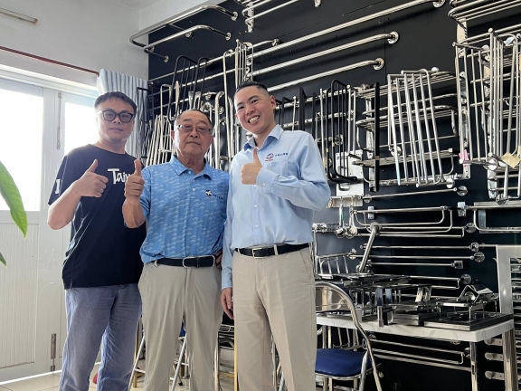 新淵區會員拜訪 飛太責任公司 進行會員拜訪