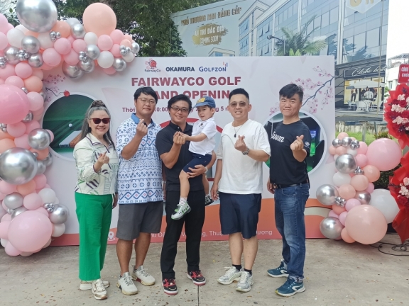 ​  平陽台商會受邀出席 GOLFZON OKAMURA 室內高爾夫練習場盛大開幕！  ​