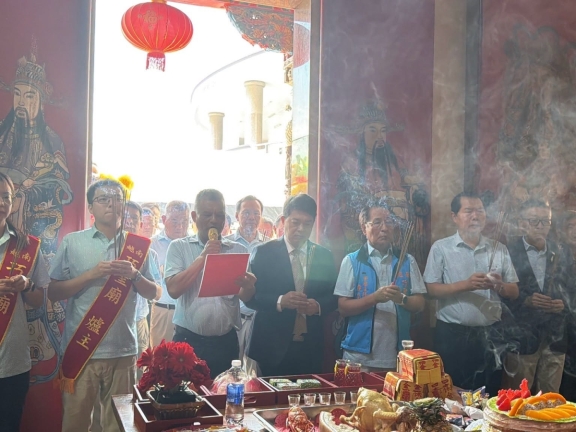 ​ 平陽台商會出席 巧聖廟關聖帝君聖誕大典   ​